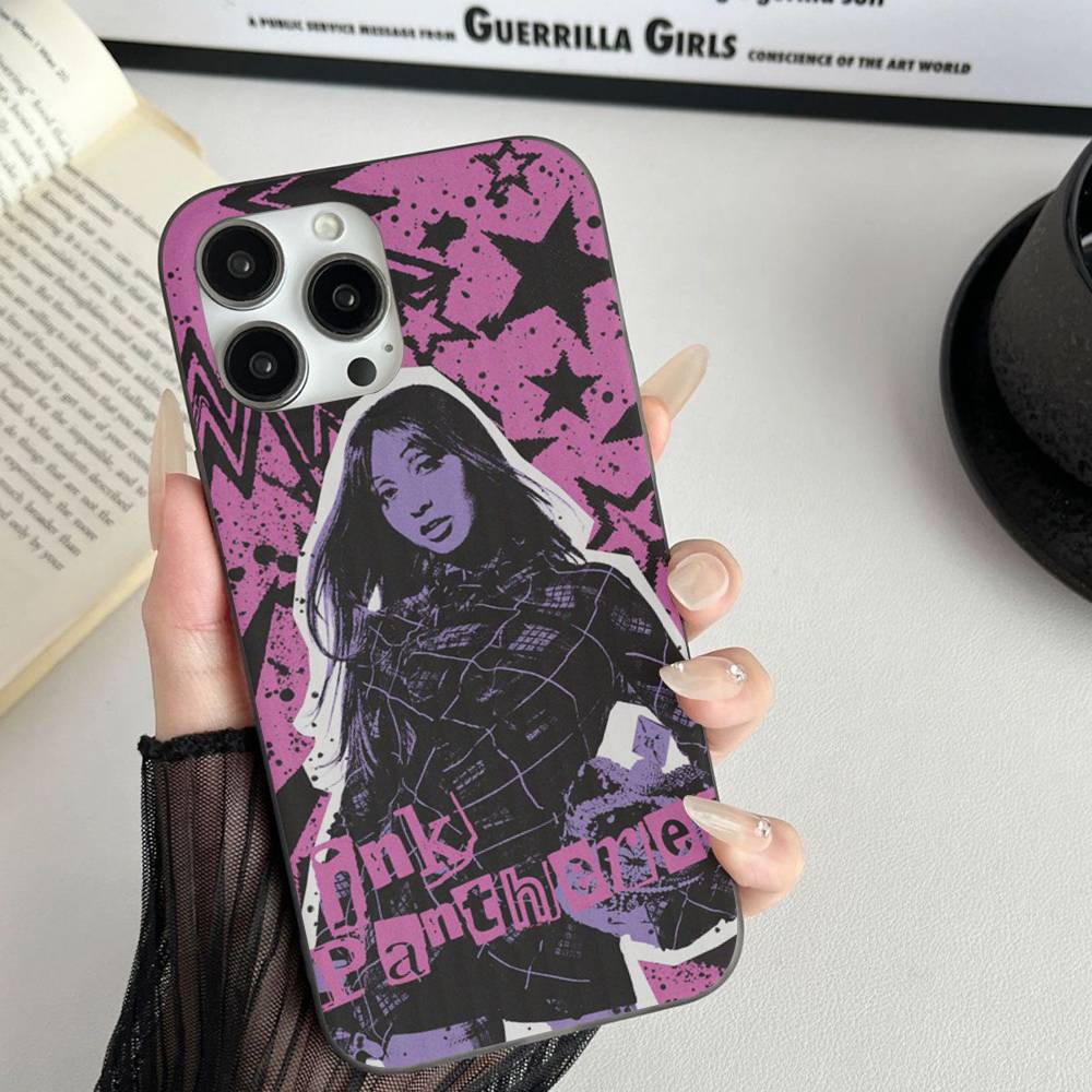Чехол для телефона певицы Pinkpantheress для iPhone 17 16 15 11 12 13 14 Pro Max Мягкий гофрированный силиконовый чехол