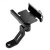 Motorcycle Mobile Phone Holder Screen Handlebar Mirror Base 360 ° Rotary Bicycle Scooter Racing Riding Accessories