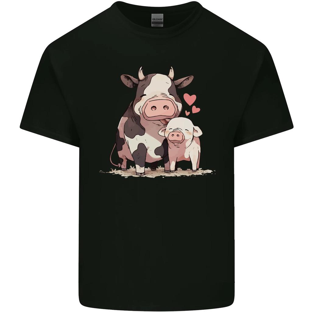 Love is a Cow and Pig Kids T-Shirt Childrens