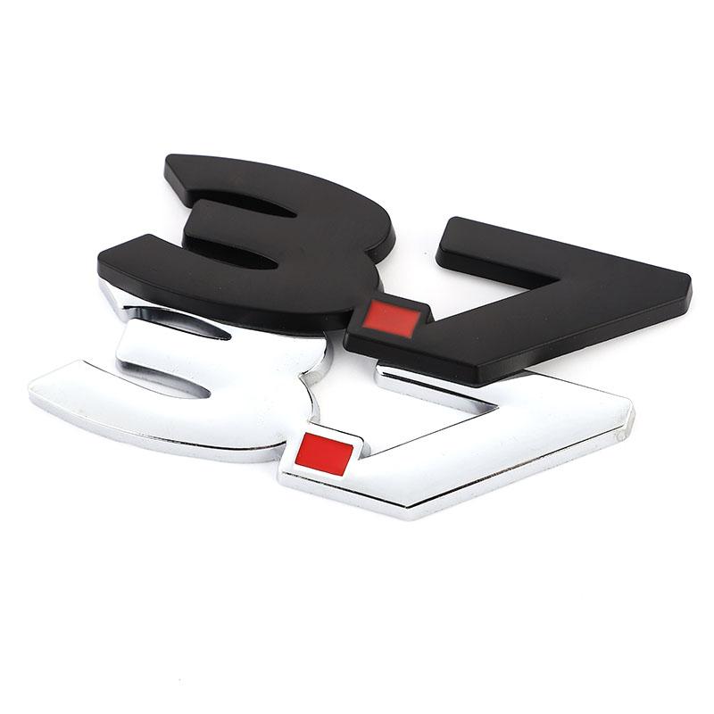 3D металлический 3.7 логотип автомобиля наклейка значок авто эмблема багажник наклейки для 3.7 Q50 Q50S Q50L G37 Q30 QX60 Q70 G25 QX70 FX35 FX37