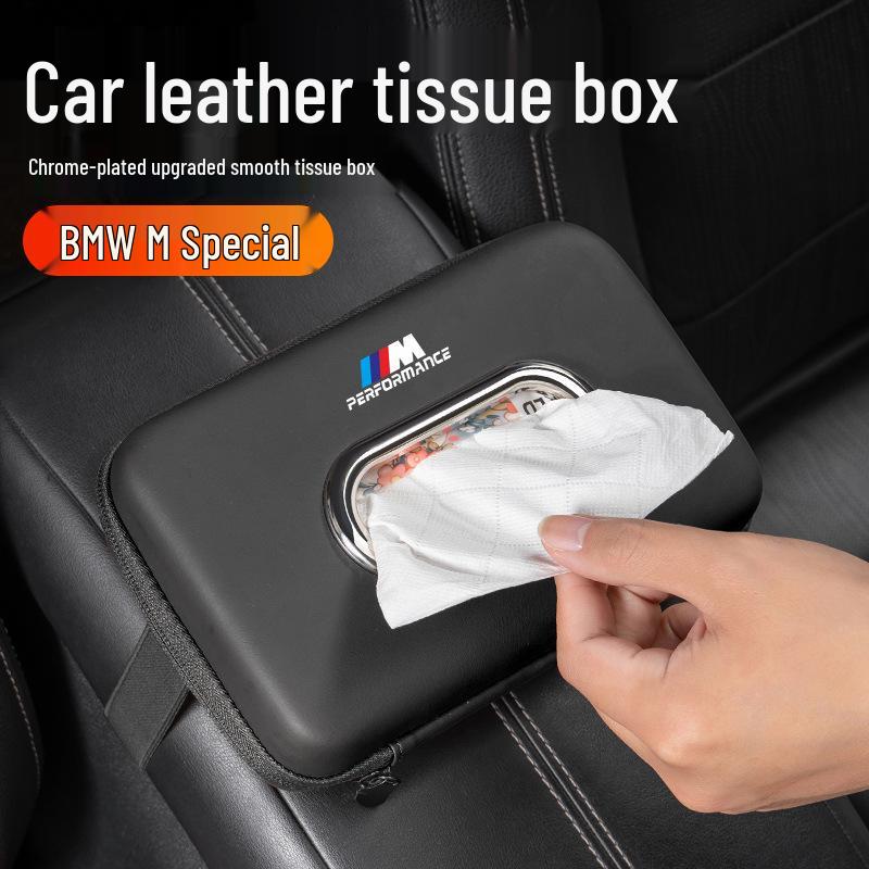 Совместимо с BMW 1, 3, 5, 6, 7 Серии, X1, X3, X4, X5, X6: Включает тканевую коробку для подвешивания или на подлокотник.