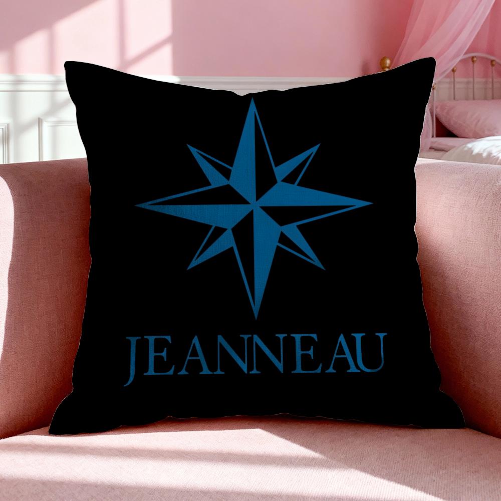 Brand JJeanneau Cushion Cover Breathable Linen Pillowcase Summer Odorless EcoFriendly Invisible Zipper Washable