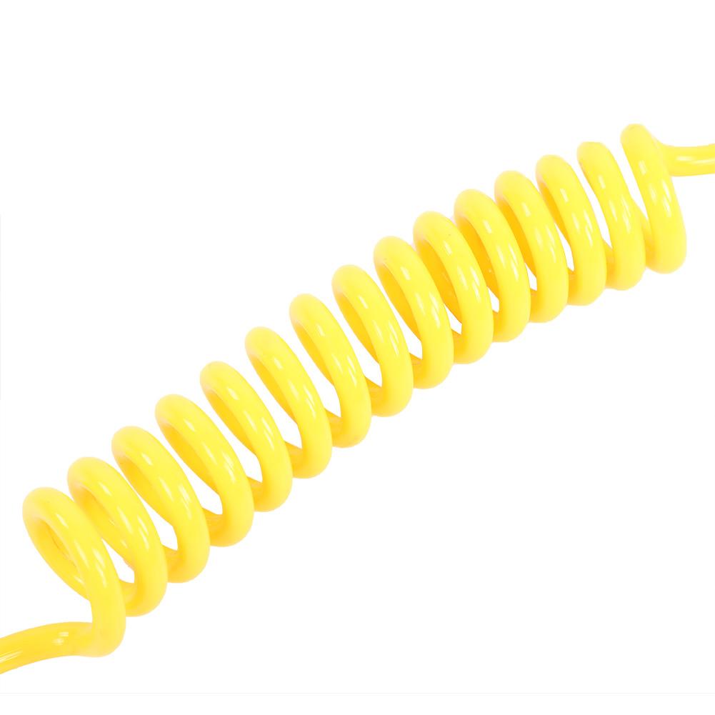 Kayak Accessory Safety Paddle Stand Up Paddle Surfing Leash For Surfboard (Yellow)