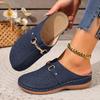 Fashion 2025 Summer Women Slippers Slip On Daily Retro Slippers Anti-slip Hollow Sandals Trend Casual Designer Shoes Women Slides Women