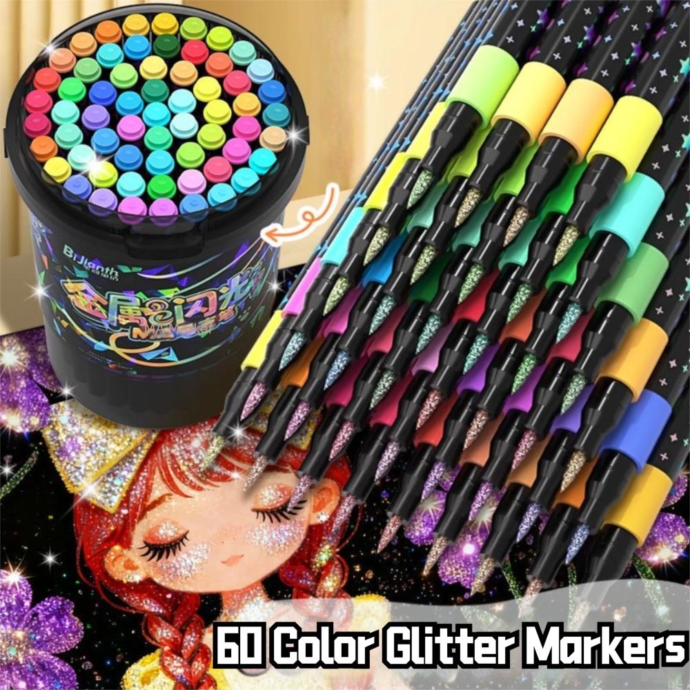Washable Ink Acrylic Marker Soft Head Design Painting Pen New Art Pen for Elementary School