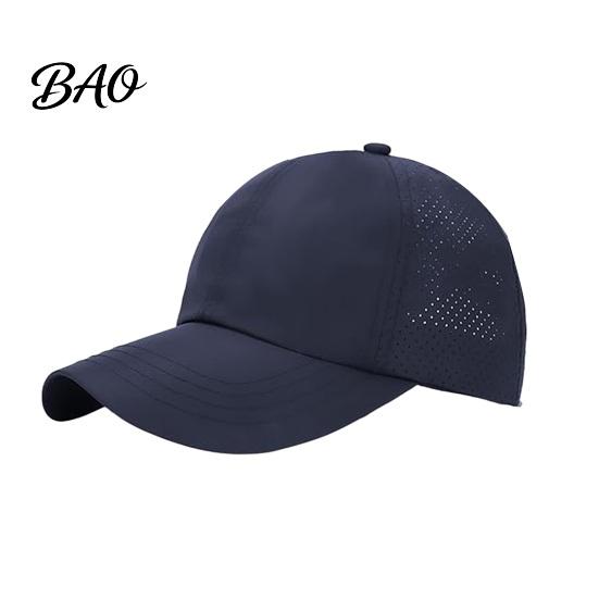 Adjustable Baseball Cap Women Cap, Elastic Straps Quick-Drying Sun Hat, Breathable Workout Hat Criss-Cross Ponytail Design for Running Yoga