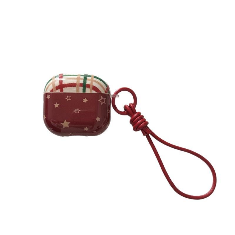 Red star three-dimensional Christmas tree AirPods 1 generation earphone case for Apple AirPods Pro1 generation