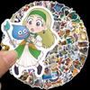 50 шт. Мультяшные наклейки Dragon Quest для гитары, скейтборда и мобильного телефона, водонепроницаемые и цветные