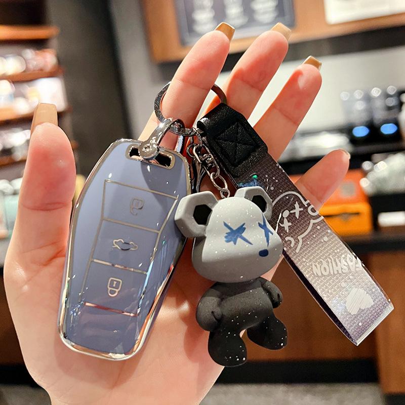 Подходит для комплекта ключей Volkswagen Sihao, женский love running e50x Yao x8 Jianghuai Volkswagen qx чехол для ключа автомобиля, милый брелок-ракушка.