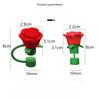 9-10mm Rose Flower Straw Cover for Stanley,Heat-resistant Dust Proof Straw Plug Cap Cup Accessorie,Valentine's Day Gift 1pcs