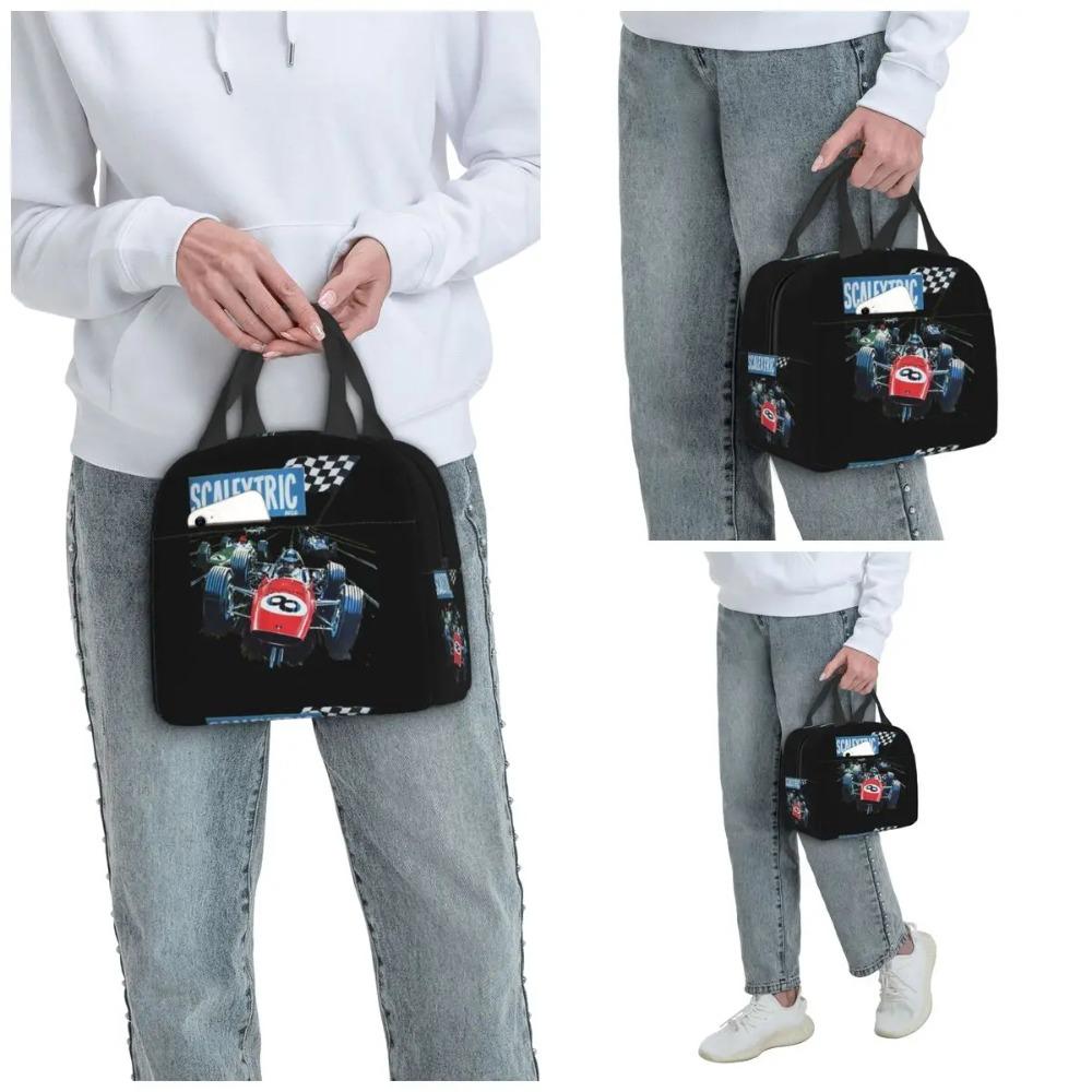 Scalextric Classic Insulated Lunch Bag for Kids School Cooler Thermal Food Box Tote Leakproof Lunch Boxes Container