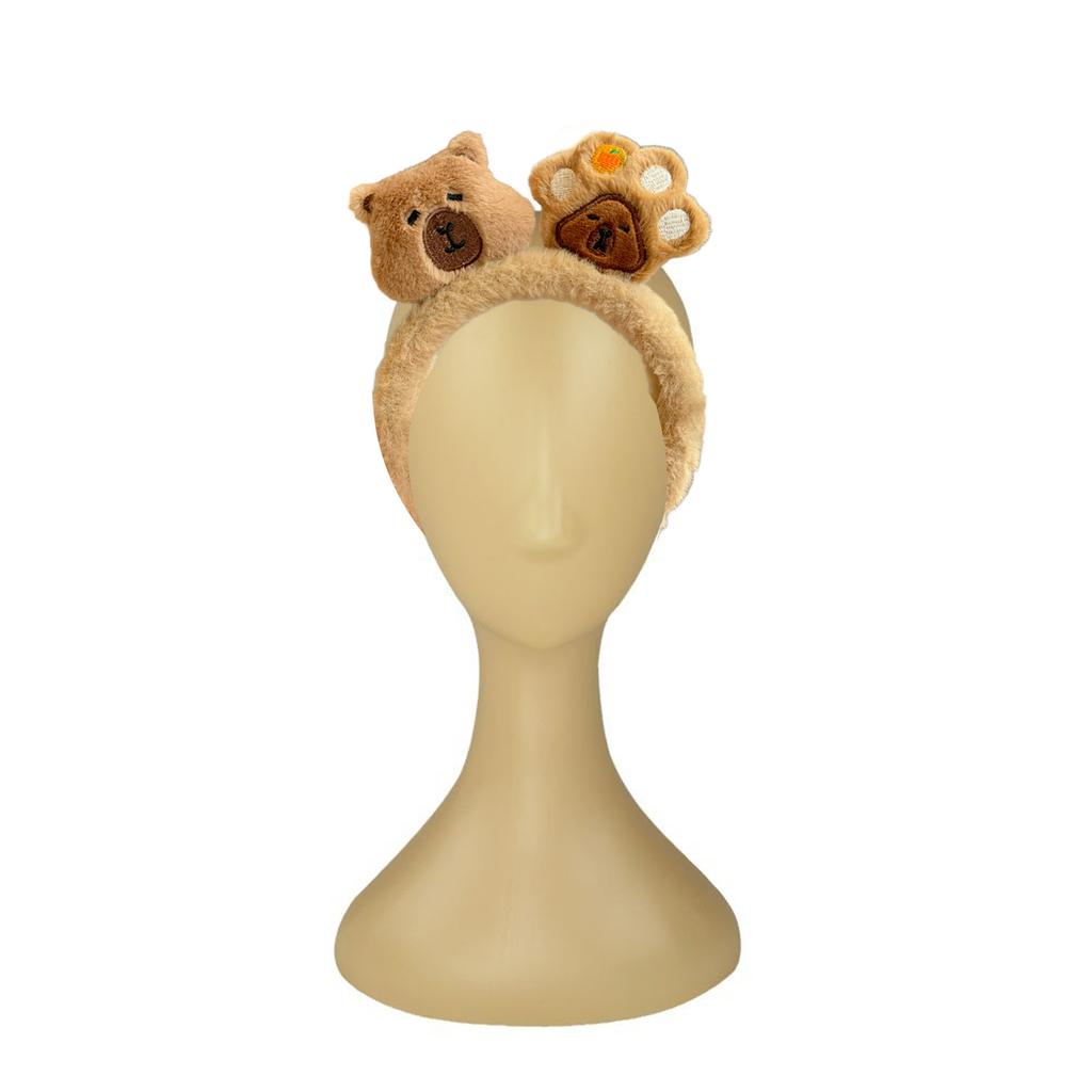 Capybara Headbands Cosplay Doll Headwear Hairbands Hair Claw Makeup Washing Face Hairbands Birthday Party