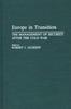 Книга Europe In Transition : The Management of Security After the Cold War