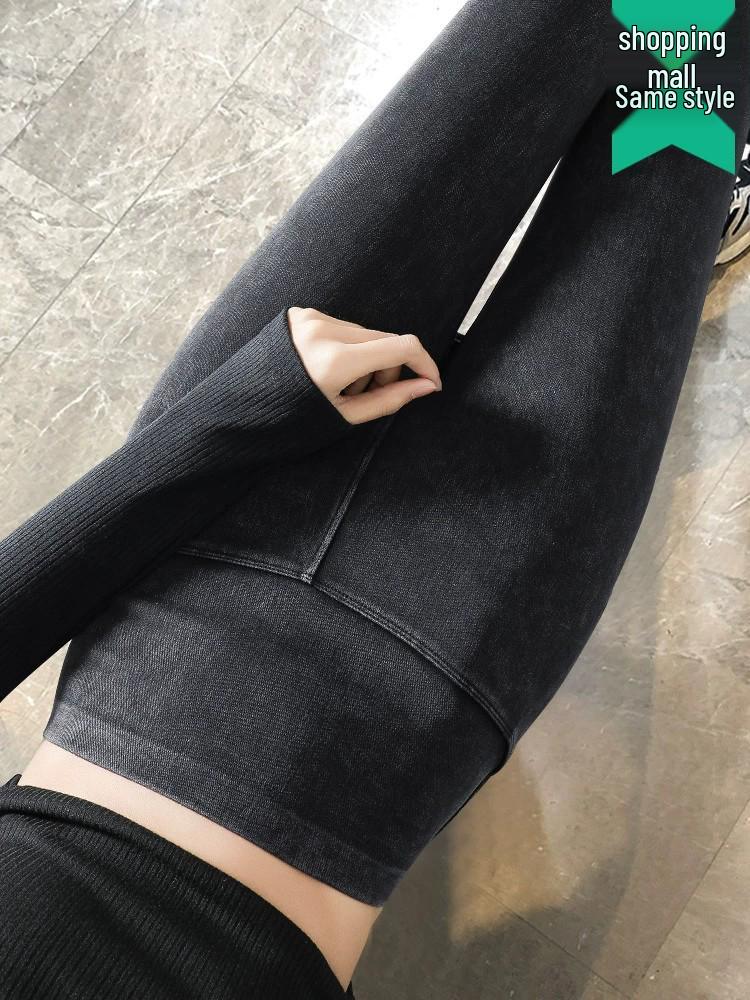 Йога-легинсы с высокой талией и эффектом пуш-ап: Стройнящий деним для полных женщин