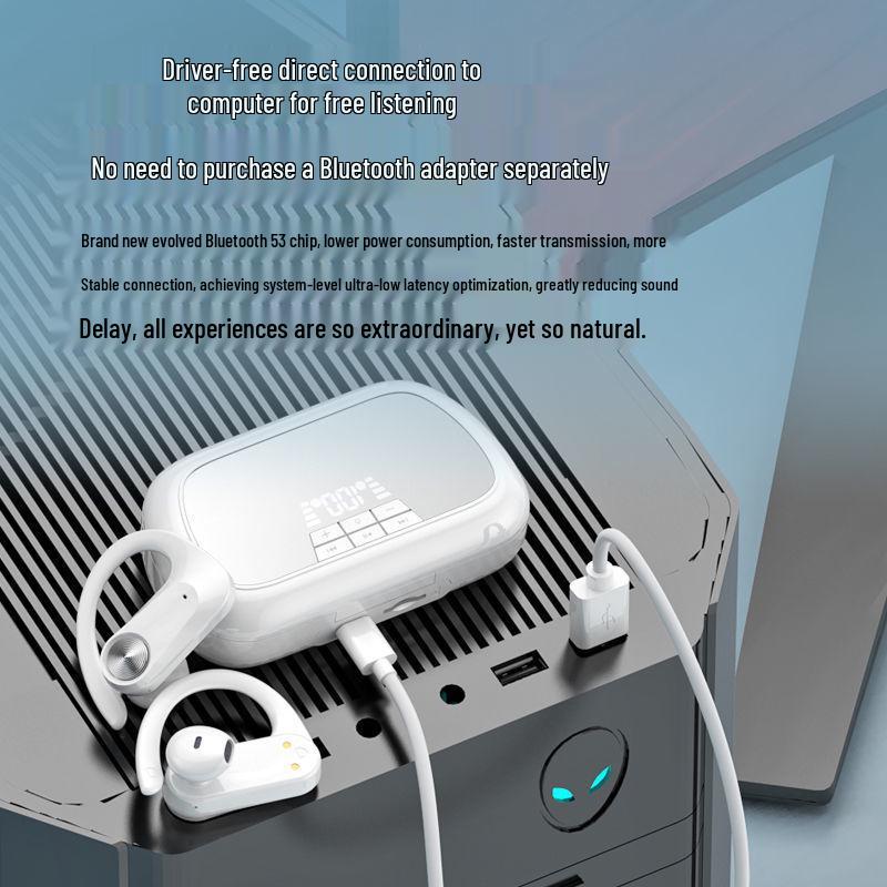 All-in-One Over-Ear Bluetooth Headphones with MP3 Player & Card Slot for Sport, Compatible with Apple & Android Devices