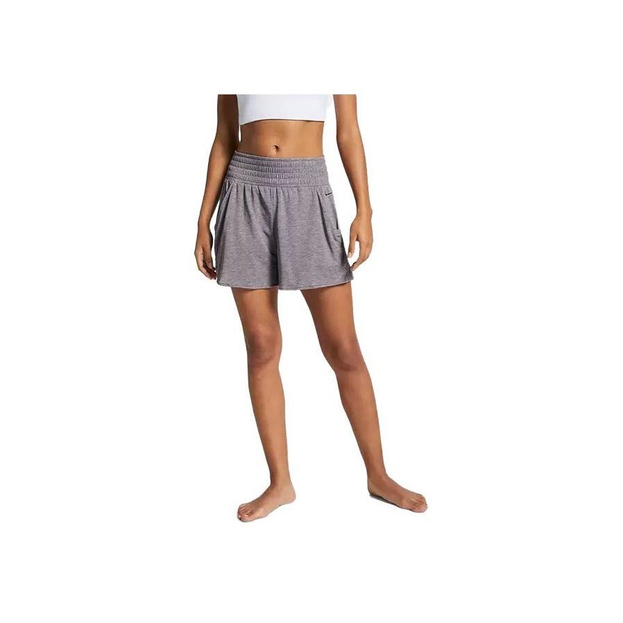 Nike Dri-Fit Studio Solid Breathable Sports Casual Shorts Women Shorts Gray AR6362-080