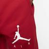 Jordan Трикотажные спортивные штаны на флисовой подкладке с манжетами и принтом логотипа, детские штаны, красные CT5388-687