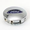 BBBT7 ABS 65mm Car Styling Wheel Center Hub Cap Emblem Logo Hub Cap Silver For Ford Fiesta Mondeo Fusion Explorer Escape Car Styling