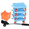 Furniture Lift Mover Tool Set 500kg Load-capacity Easy To Install Appliance Slider Heightening Pad Furniture