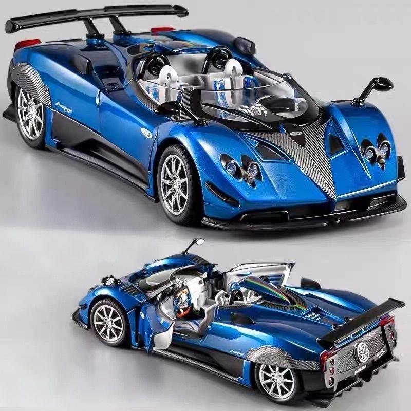 1/32 Pagani Zonda HP Barchetta Сплав Концепт Спортивный автомобиль Модель Литой Металл Гоночный Суперкар Модель Транспортного Средства Звук Свет Детский Подарок