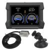 Universal Car HUD OBD2 GPS Gauge Display with Slope Meter Over Speed Warning for Vehicle