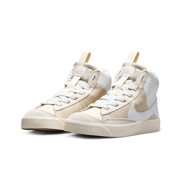 Nike Кроссовки Blazer '77 SE D Mid top Детские для скейтбординга Бежевые Для детей от 3 до 7 лет DQ6085-100
