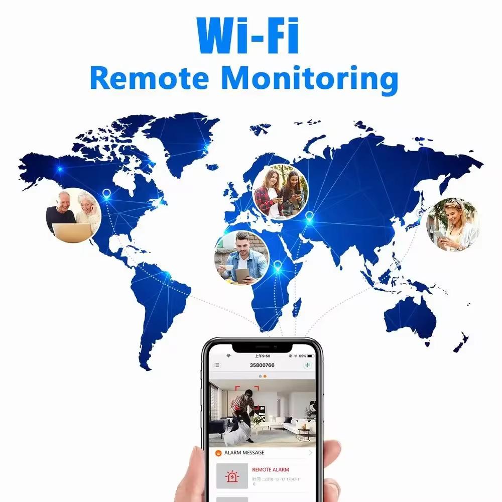 LS VISION 4K 1080p HD Беспроводная Wi-Fi камера Умный дом Ночная версия Портативная мини-видеокамера Обнаружение движения Многопользовательский удаленный монитор