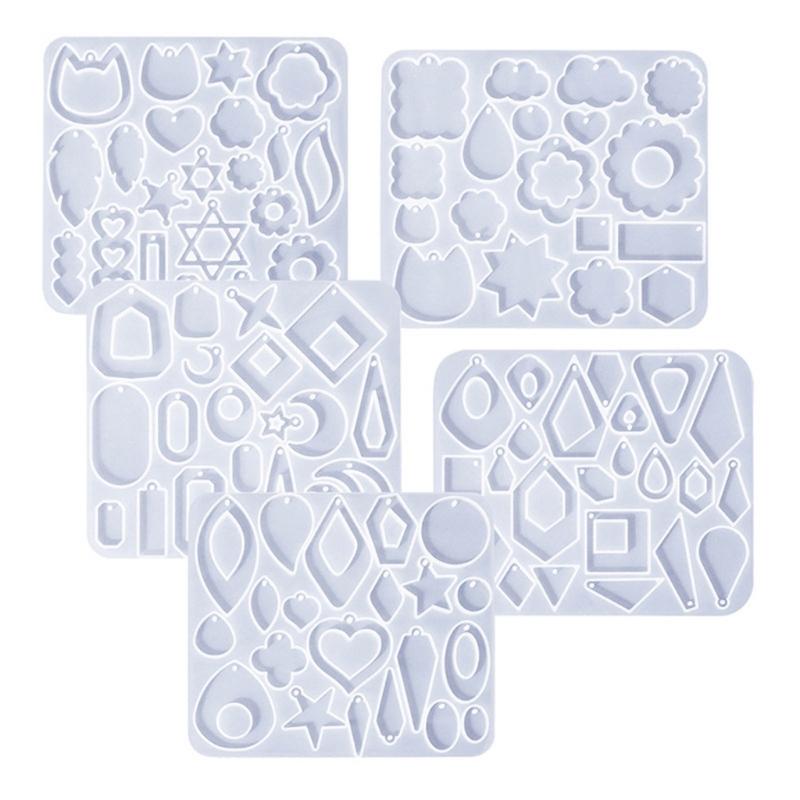 Earrings Silicone Molds for Casting Moulds Wear Resistant Silicone Mold Creative Earrings Pendant Silicone Mold
