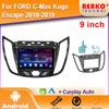 Car Radio Carplay For FORD C-Max Kuga Escape 2010-2019 Navigation GPS Android Auto Multimedia Player Stereo Unit WiFi  2din 4G