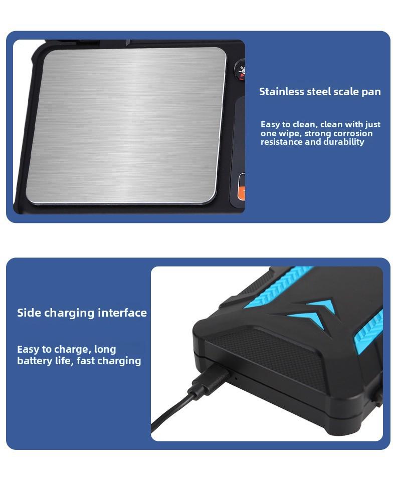 Портативные мини-ювелирные весы с точностью 0,01 г для выпечки и медицины