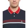 Original Penguin Honeycomb Jacquard Eng Stripe поло с короткими рукавами
