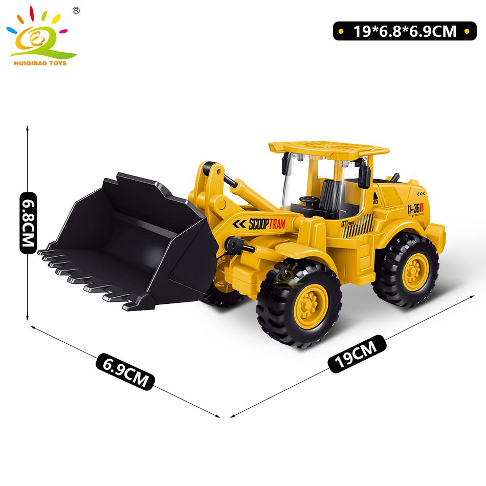 Инженерная литая модель грузовика, экскаватор, кран, самосвал, автомобиль, мусоровоз, классическая городская конструкция, детская игрушка для мальчика