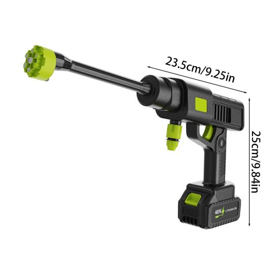 Аккумуляторная мойка высокого давления с насадкой 6-в-1, индикатором мощности, беспроводной электрический очиститель, портативная, универсальная, для автомобиля