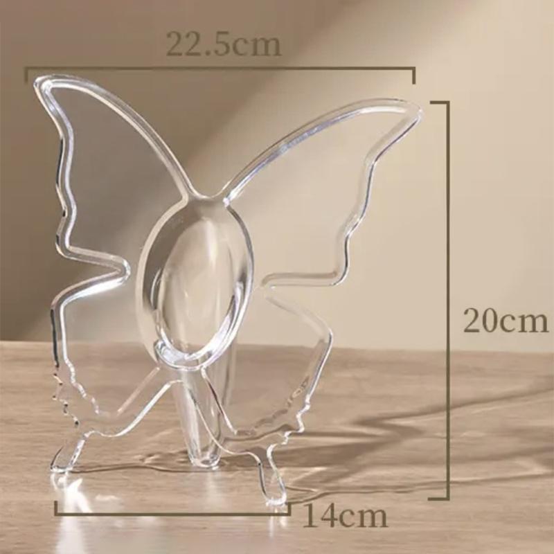 Creative Butterfly Vase Flowers Pot Desk Decoration Flower Arrangement Butterfly Decorative Floral Vases Room Aesthetic Decor