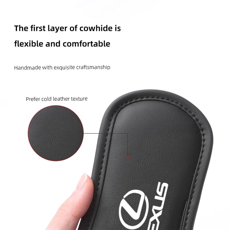 Leather Car Pillow Cushion Elastic Knee Pad Leg Pad Armrest pad Car Accessories For Lexus GS300 NX300 Ct200h ES350 ES300h IS300h ABP1