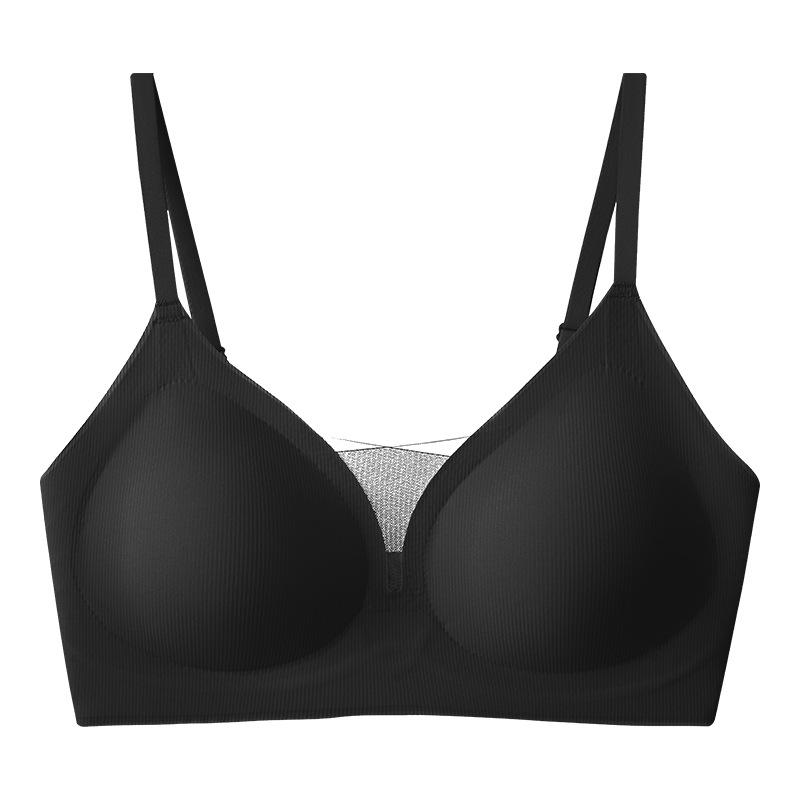 Soft Support Seamless Bra for Young Women - Wire-Free, Light Color, Thin Cup