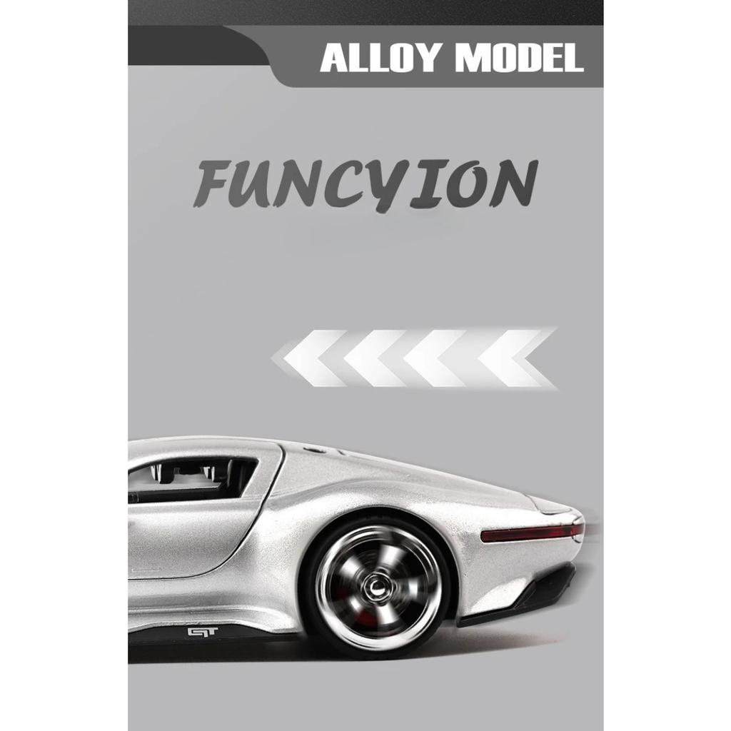 Симуляция 1/32 Benzs GT Сплав Супер Спорткар Модель со Звуком Светом Коллекция Миниатюрная Машина Литой Игрушечный Транспорт Подарок для Мальчика