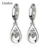 Серьги-капли Lindon из медного сплава с цирконом, серьги-капли для женщин, подарки на свадьбу