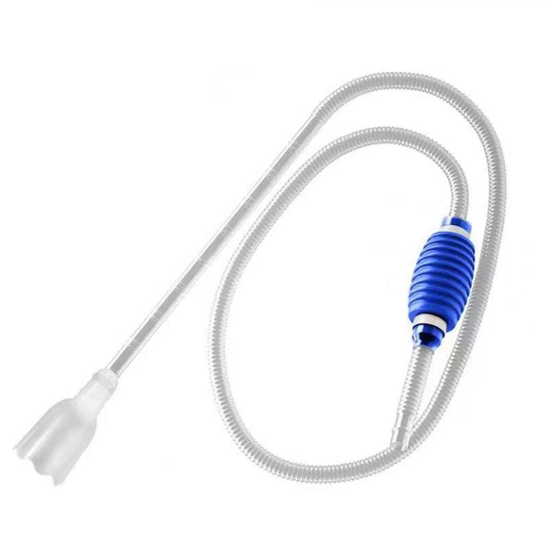 Сифонный насос с фильтрующей насадкой для смены воды в аквариуме Воздушный насос Аксессуары для чистки Ручной очиститель гравия для аквариума Пылесос 1,5 м