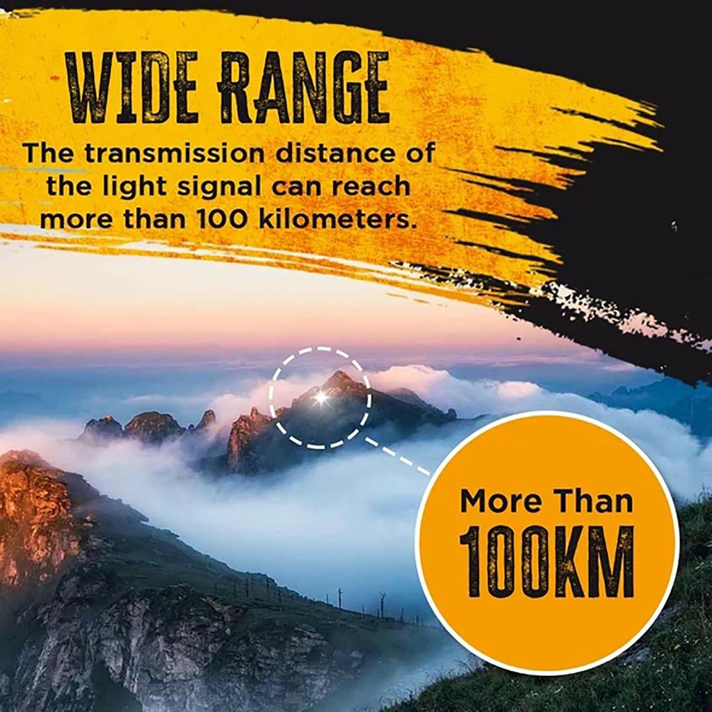 (Kung Pao Chicken)Outdoor Tool Mirror Outdoor Emergency Multifunctional Signal