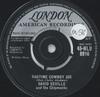 7-дюймовая пластинка DAVID SEVILLE & THE CHIPMUNKS - Ragtime Cowboy Joe 45HLU8916 London Records, 1959 UK Поп Б/У