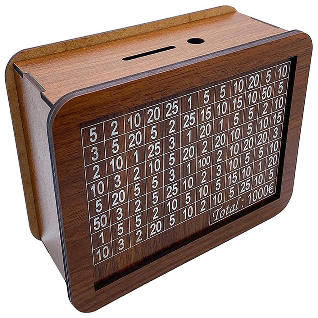 Копилка на 1000 евро, деревянная копилка, бюджетная копилка, волшебная копилка, копилка для финансовых целей