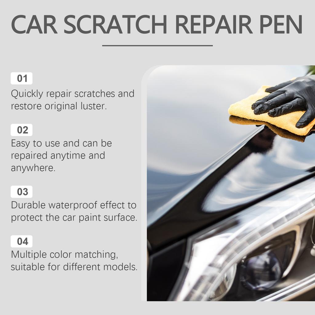 Ручка для подкраски автомобиля, Ручка для подкраски автомобиля, ручка для удаления царапин с краски «два в одном», быстро и легко устраняет мелкие царапины на автомобильной краске, 15 мл