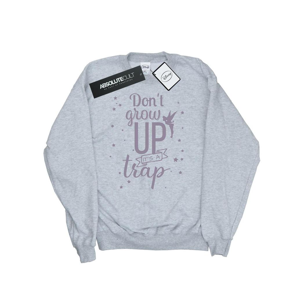 Disney Mens Tinker Bell Don´t Grow Up Sweatshirt