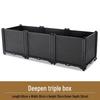 Extra Large Multi-layer Rectangular Planting Box for Home Balcony - Ideal for Fruits, Vegetables, and Flowers