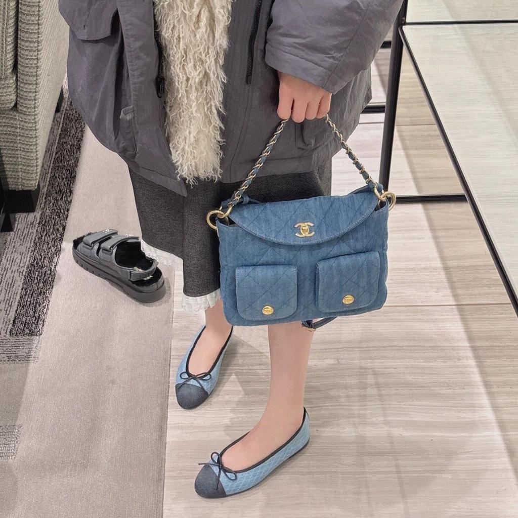 Версия из овчины~ красивые кожаные джинсовые балетки женские с бантом на мягкой подошве Мэри Джейн одинарные туфли балетки женская обувь