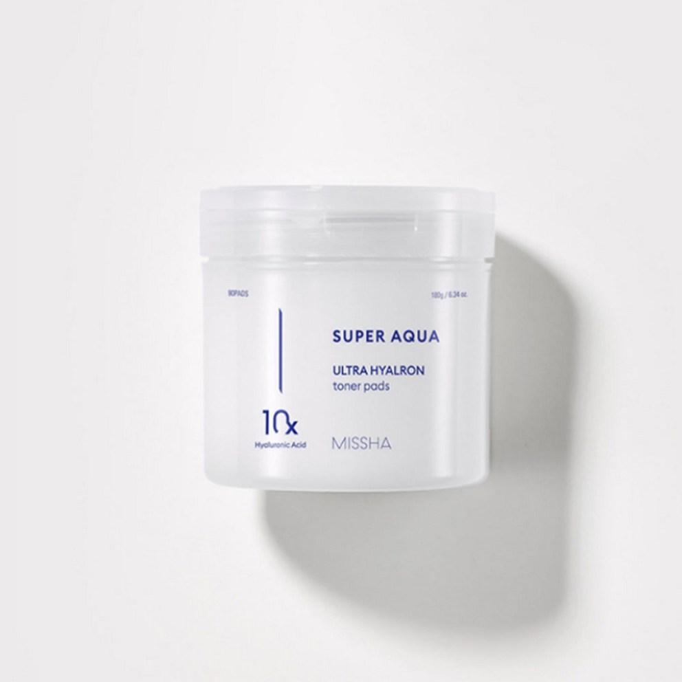 MISSHA Super Aqua Ultra Hyalron Пэды-тонеры 180 г, 90 шт., 1 упаковка