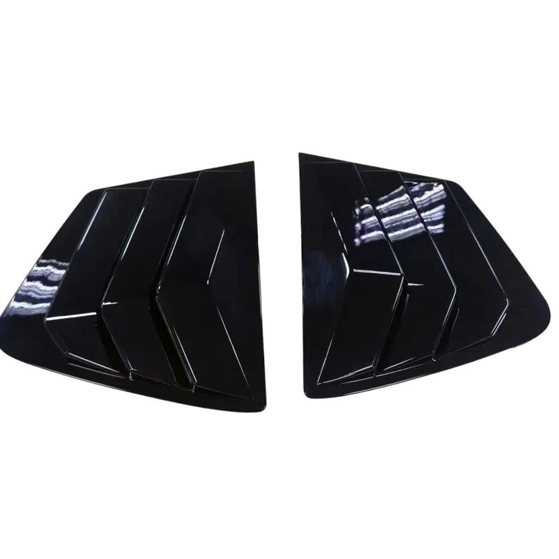 For Honda Civic 9th Sedan 2011 2012-2015 ABS Plastic Rear Window Quarter Louver Cover Side Vent Trim Car Adhesive Accessories