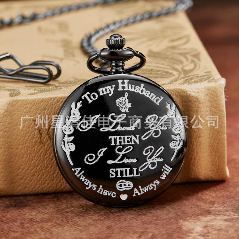 Стимпанк Полный Хантер Золотой/Серебряный/Черный Кварцевый Аналоговый Сплав Моей Дочери Карманные часы/Моему СЫНУ Карманные часы Подвеска Цепочка Часы с Римскими цифрами