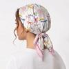 Print Scarf Square Hijab Headscarf Bandana Handkerchief Silk Scarves Woman Female Wraps Headband Art Modern Accessory